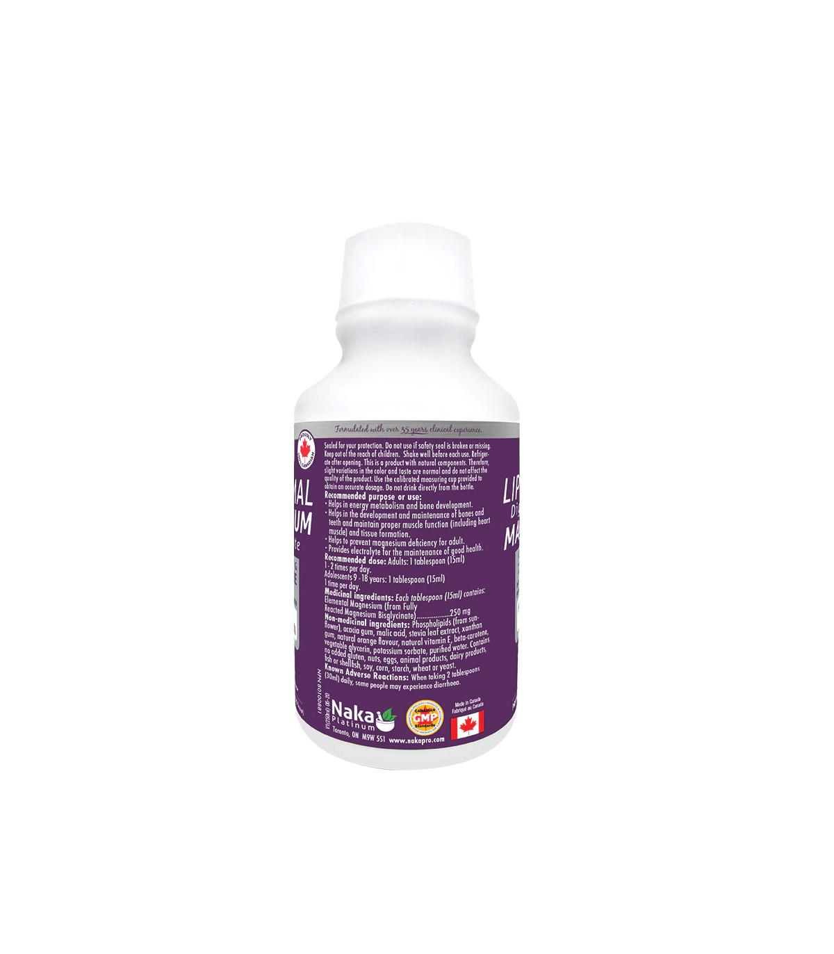 Naka Platinum Liposomal Mag Bisglycinate 250 mg 600 ml | Unbeatable Prices, Daily Deals | VITASHOP