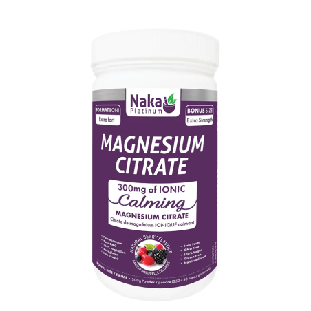 Naka Platinum Mag Citrate Calming Powder 300 mg Mixed Berry 300 g | Unbeatable Prices, Daily Deals | VITASHOP