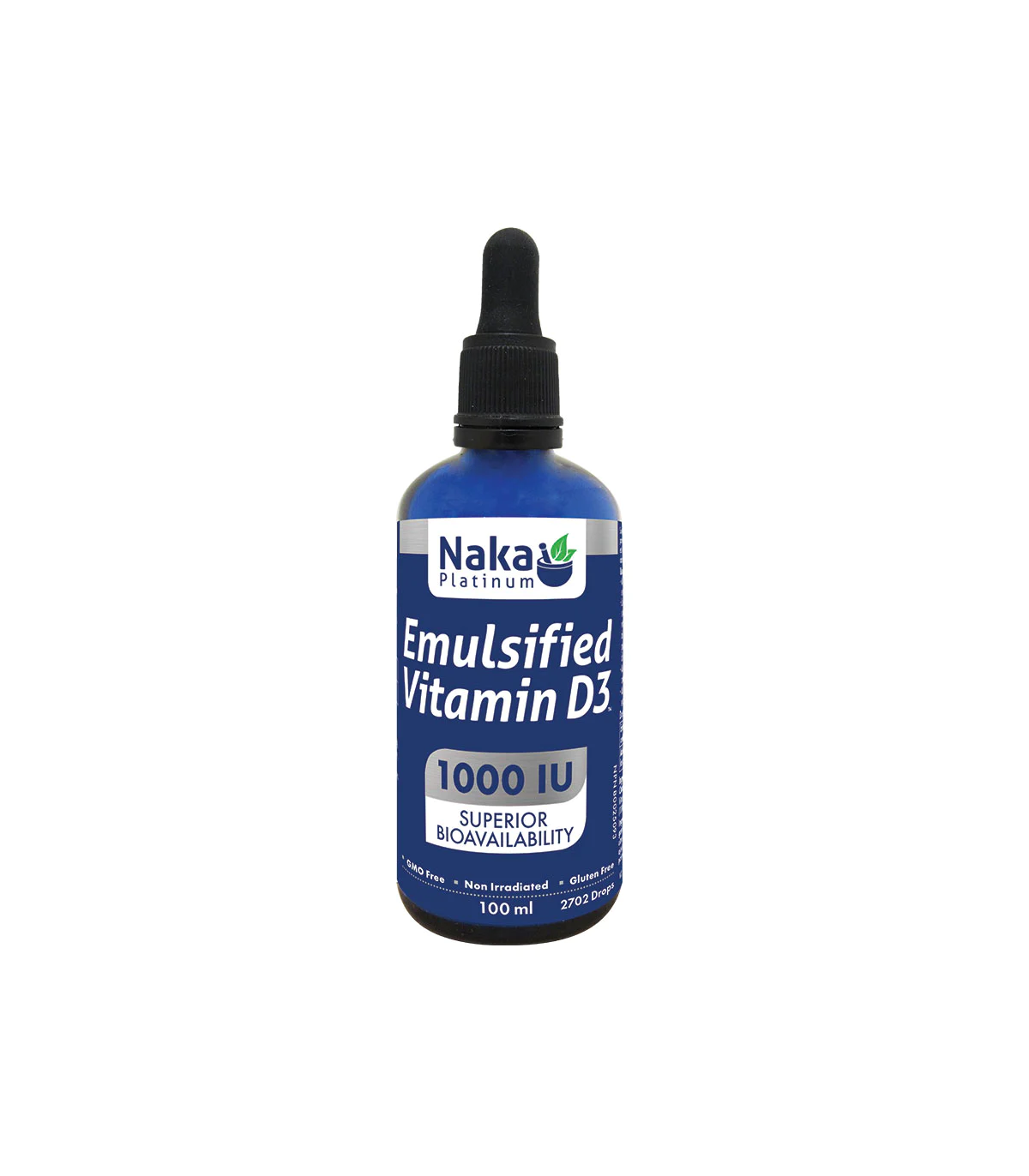 Naka Platinum D3 Emulsified 1000 IU Dropper Bulb 100 ml | Unbeatable Prices, Daily Deals | VITASHOP