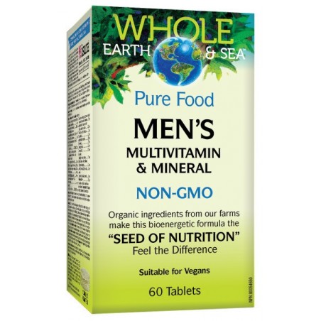 Whole Earth & Sea Men's Multivitamin & Mineral, 60 Tablets | Unbeatable Prices, Daily Deals | VITASHOP