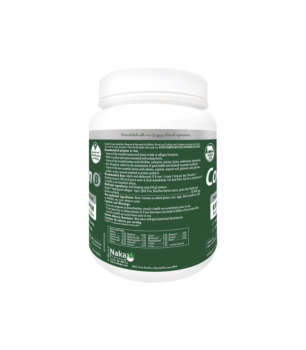 Platinum Collagen Bovine 10000mg  825 g | Safest & Easiest Shopping Vitamins Online | VITASHOP