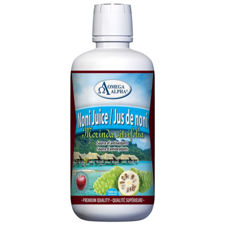 Omega Alpha Noni Juice Apple 1 L | Unbeatable Prices, Daily Deals | VITASHOP