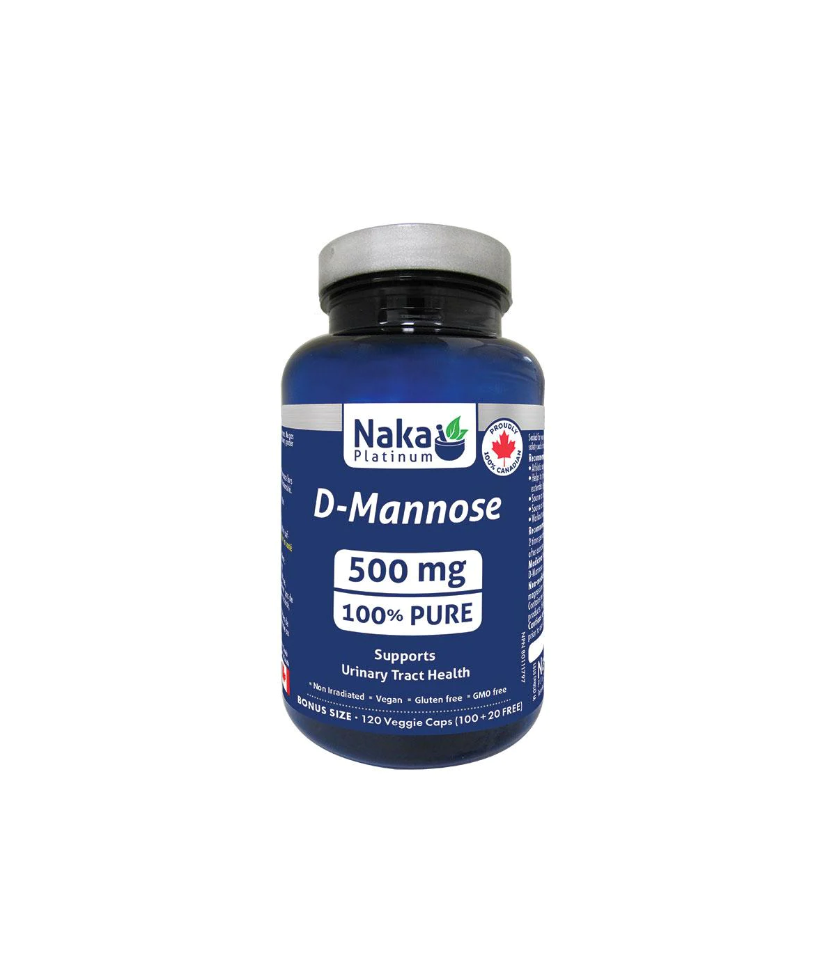 Naka Platinum D Mannose 120 Vegi Capsules | Unbeatable Prices, Daily Deals | VITASHOP