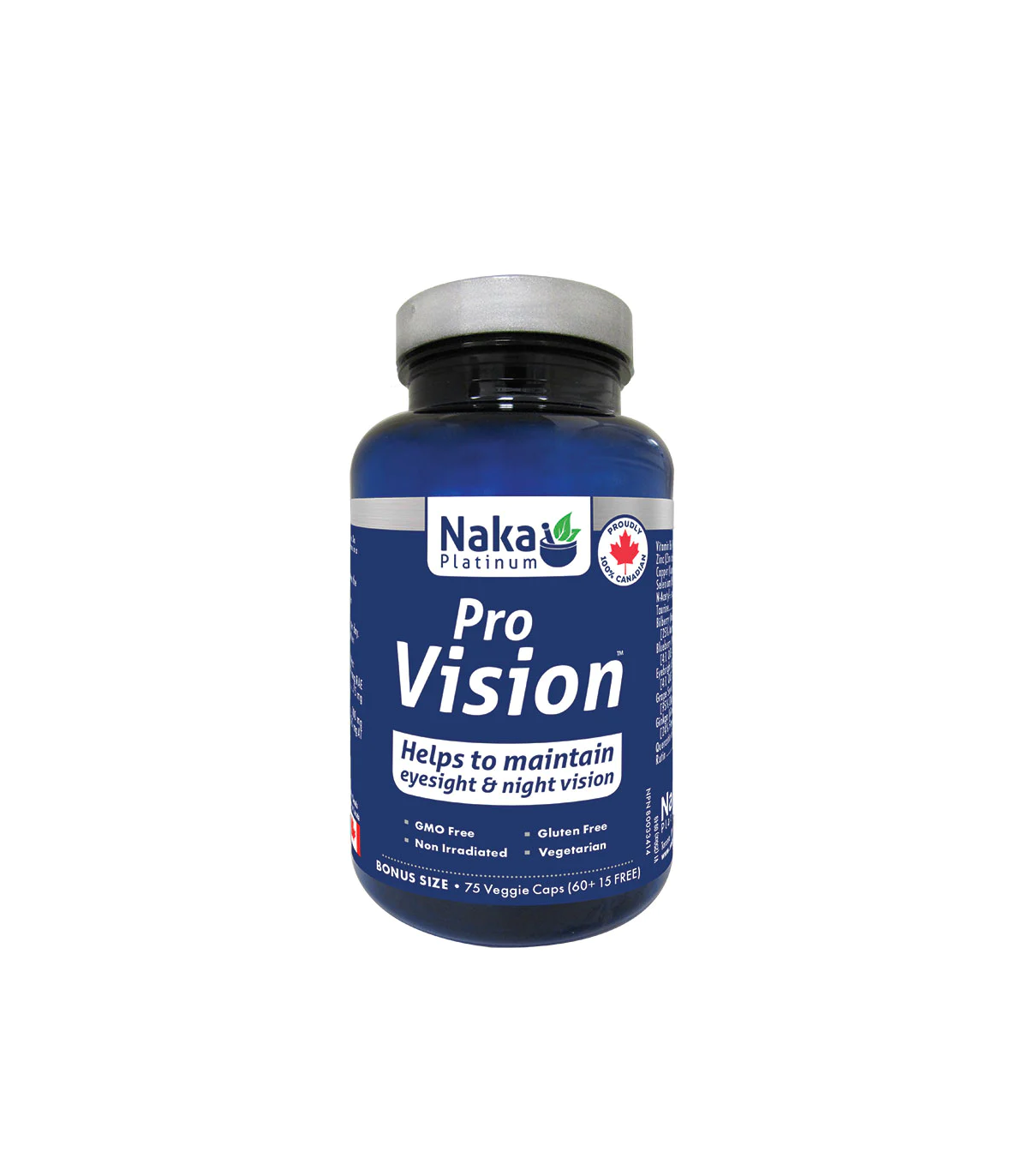 Naka Platinum Pro Vision 75 Vegi Capsules | Unbeatable Prices, Daily Deals | VITASHOP