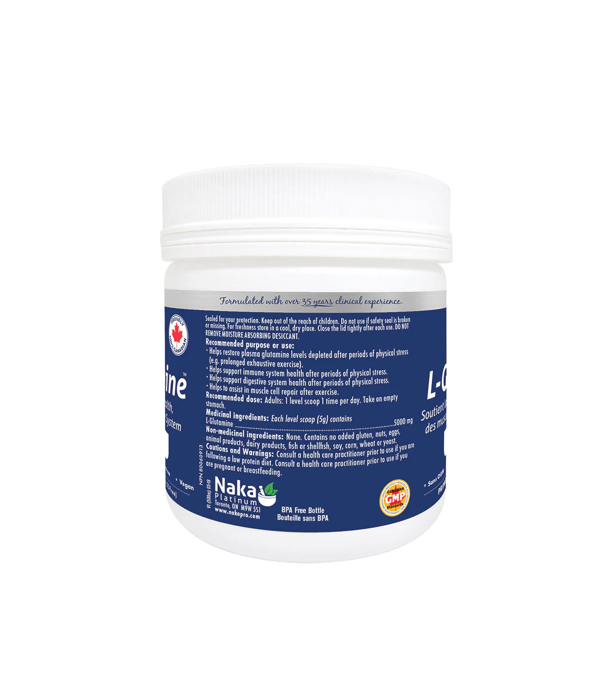 Naka 나카 플래티넘 프로 L-글루타민 5000 mg 250 g 분말 | 매일 업데이트되는 특가 상품 | VITASHOP