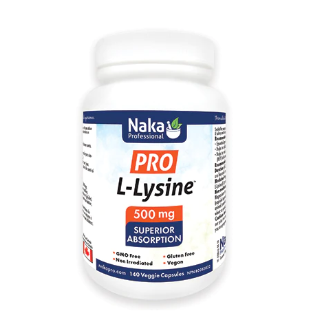 Naka 나카 프로 L-라이신 500 mg 140 식물성 캡슐 | 매일 업데이트되는 특가 상품 | VITASHOP
