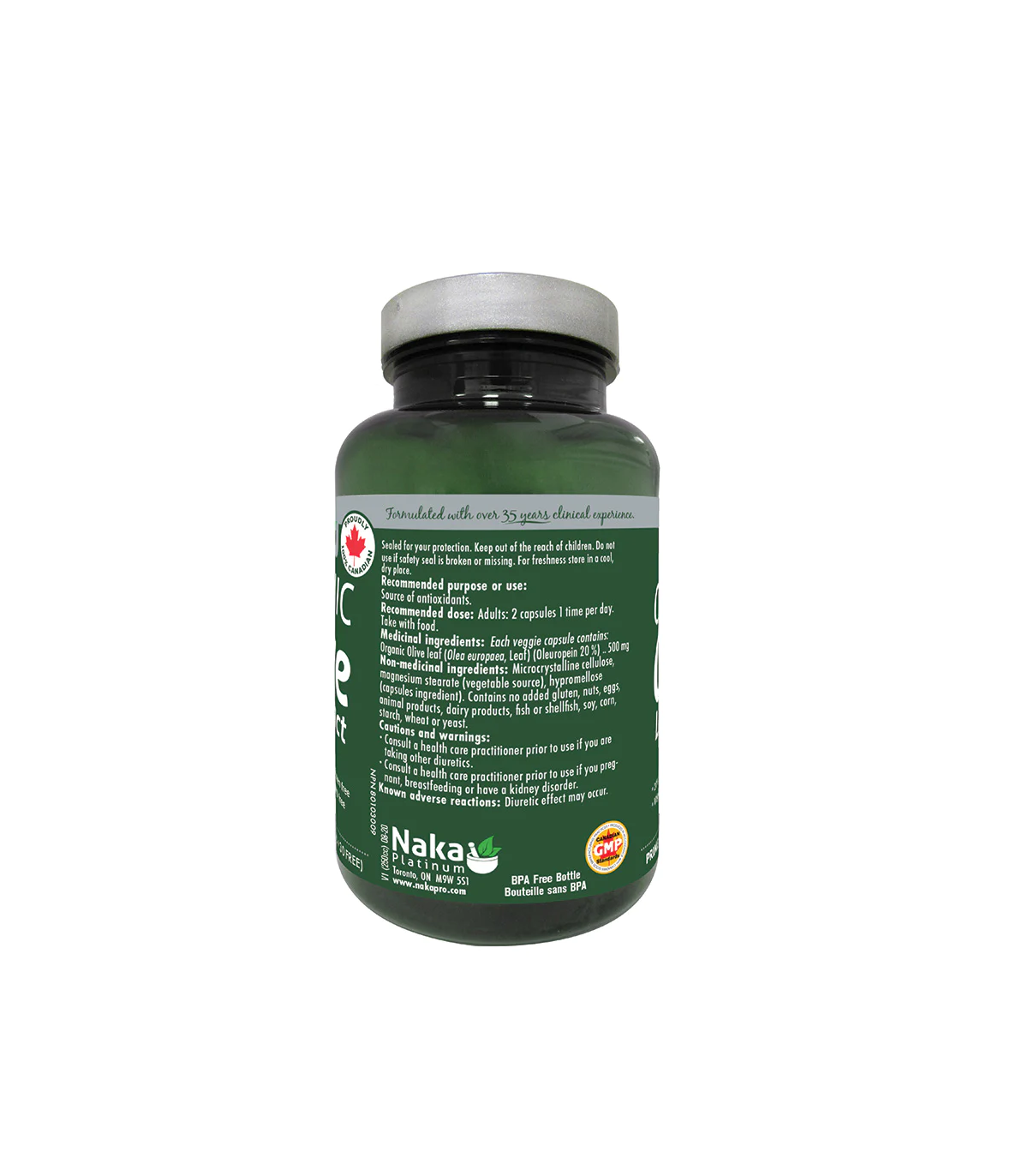 Naka Platinum Olive Leaf Extract Organic 90 Vegi Capsules | Unbeatable Prices, Daily Deals | VITASHOP