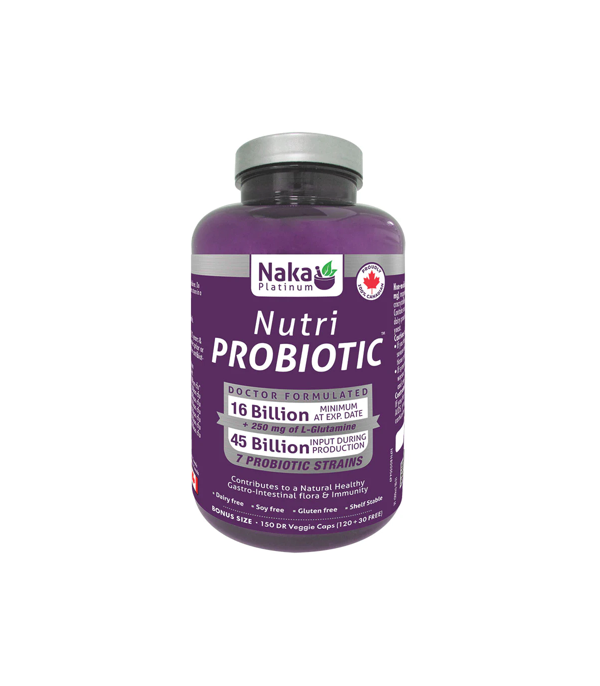 Naka Platinum Nutri Probiotic 45 Bill Shelf Stable 150 DR Vegi Capsules | 每天不同折扣, 全网最低价格 | 种类齐全的保健品店铺 VITASHOP, 只有你想不到, 没有你买不到 !