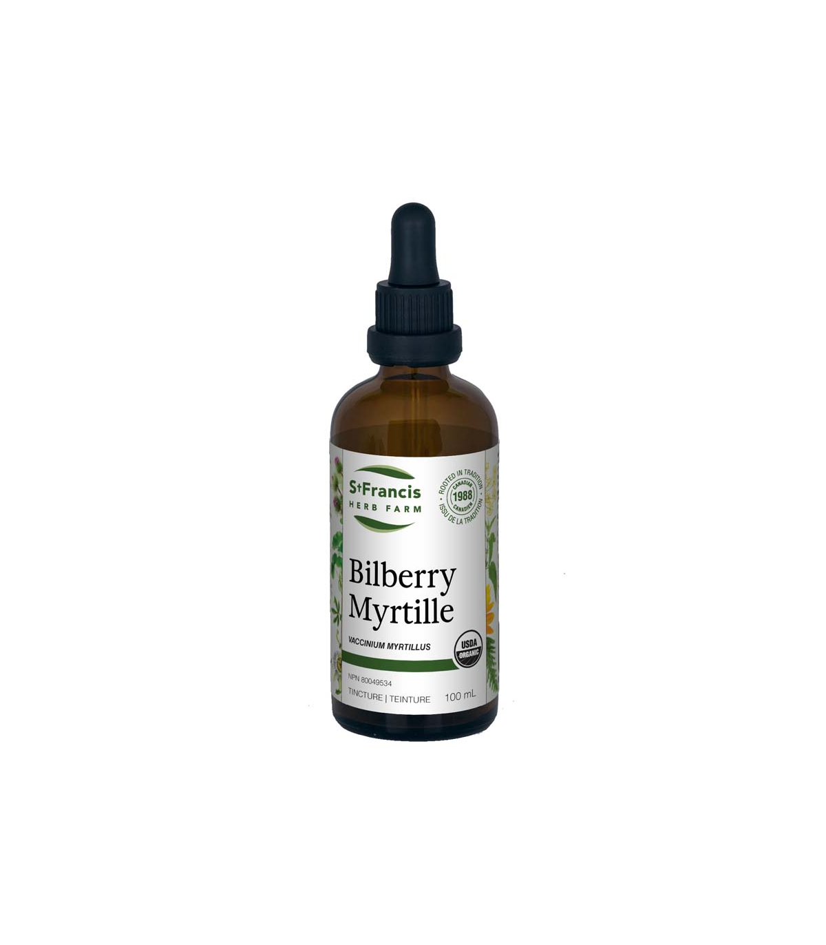 St. Francis Herb Farm 세인트 프란시스 허브 팜 빌베리 잎 & 베리 100mL | 매일 업데이트되는 특가 상품 | VITASHOP