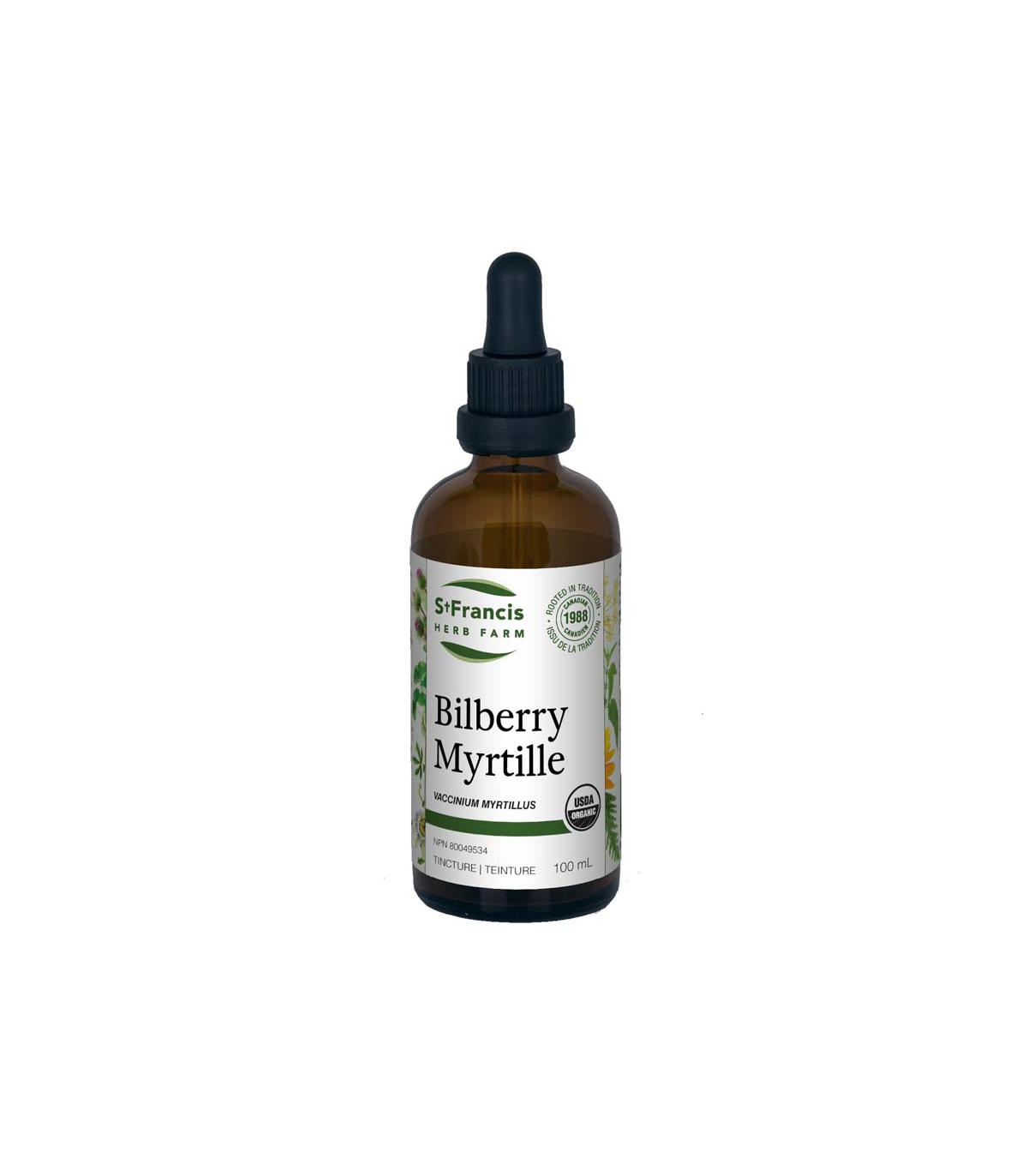 St. Francis Herb Farm 세인트 프란시스 허브 팜 빌베리 잎 & 베리 100mL | 매일 업데이트되는 특가 상품 | VITASHOP
