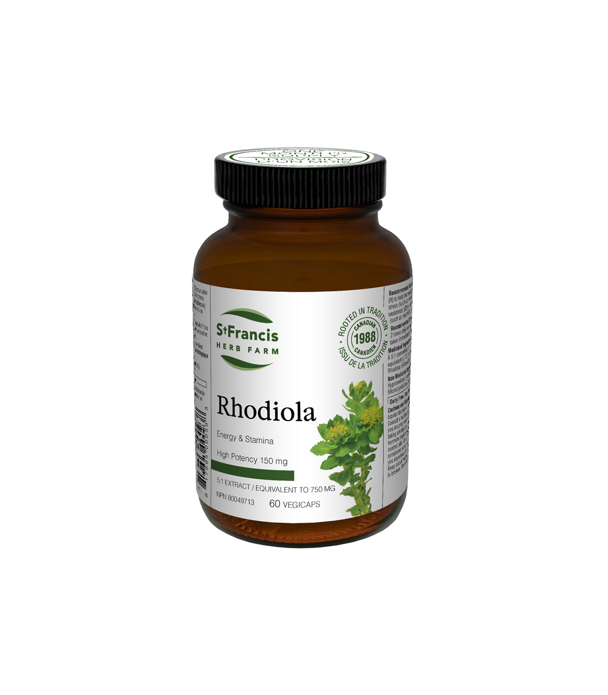 Rhodiola (5:1 Extract) 60 Capsules | Safest & Easiest Shopping Vitamins Online | VITASHOP