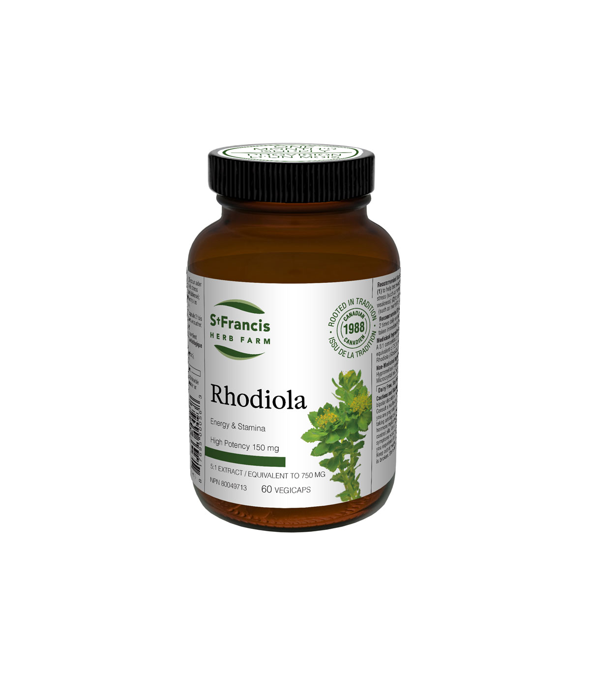 Rhodiola (5:1 Extract) 60 Capsules | Safest & Easiest Shopping Vitamins Online | VITASHOP