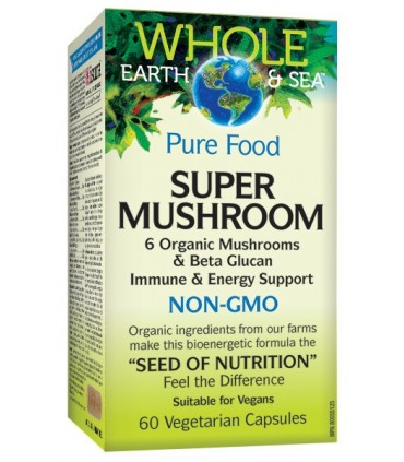 Super Champignon, 60 Capsules Végétariennes | Safest & Easiest Shopping Vitamins Online | VITASHOP