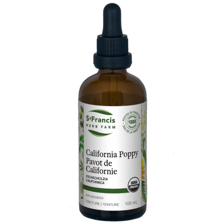 St. Francis Herb Farm California Poppy 100 mL | 每天不同折扣, 全网最低价格 | 种类齐全的保健品店铺 VITASHOP, 只有你想不到, 没有你买不到 !