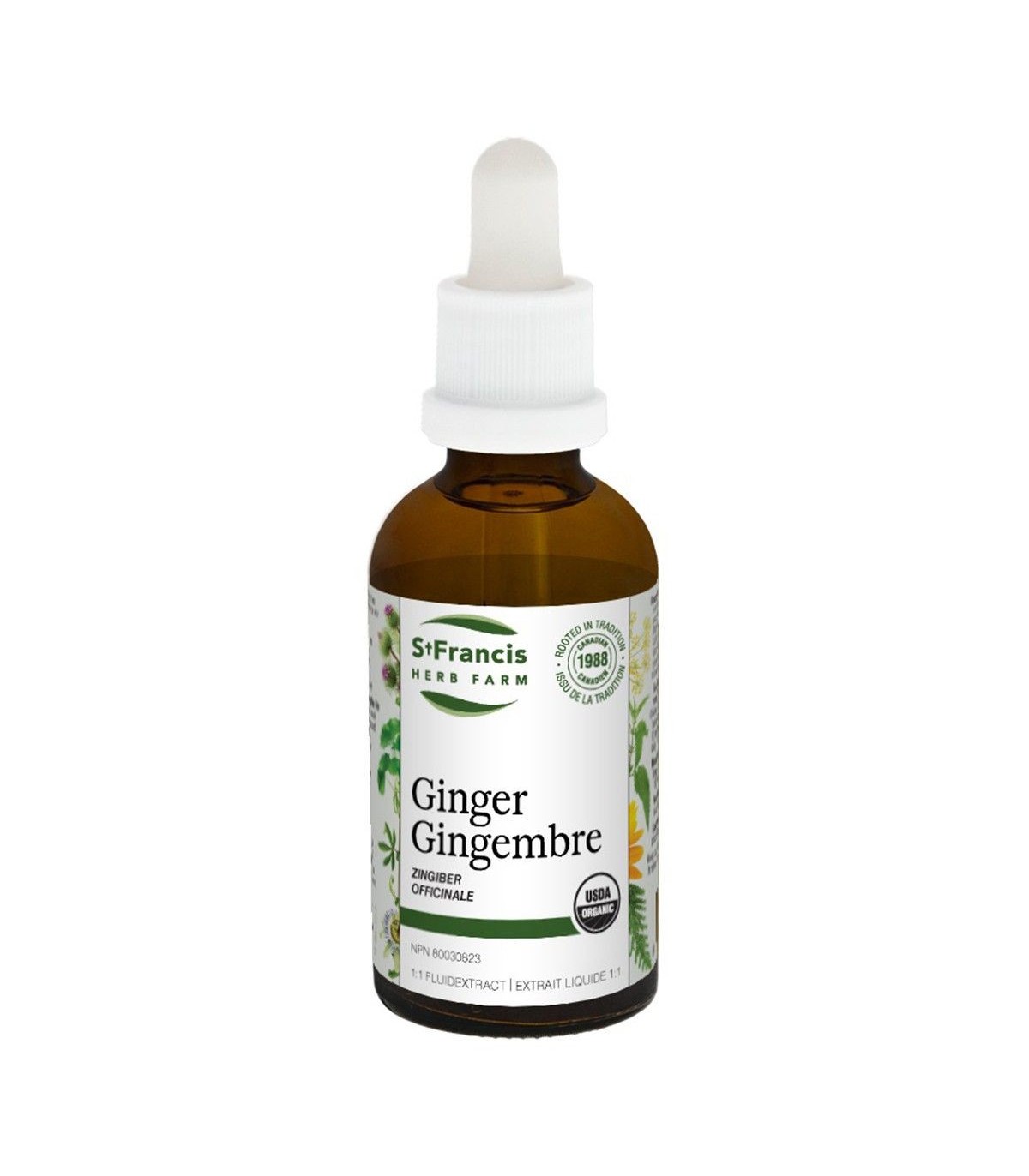St. Francis Herb Farm Ginger (1:1 Fluid Extract) 50 mL | 每天不同折扣, 全网最低价格 | 种类齐全的保健品店铺 VITASHOP, 只有你想不到, 没有你买不到 !