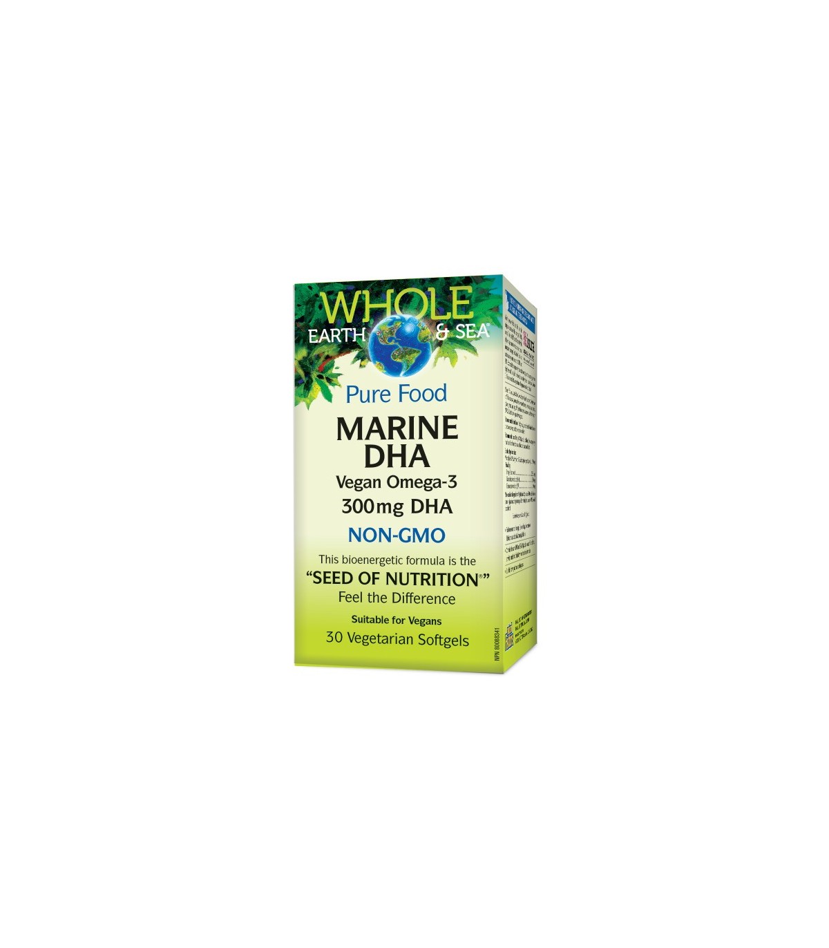 Whole Earth & Sea Pure Food Marine DHA Vegan Omega-3 300 mg, 30 Vegetarian Softgels | Unbeatable Prices, Daily Deals | VITASHOP