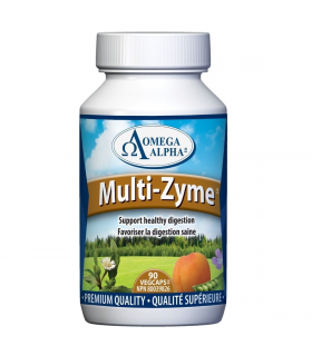Omega Alpha Multi-Zyme 90 Vegi Capsules | Prix imbattables, Bonnes Affaires du jour | VITASHOP