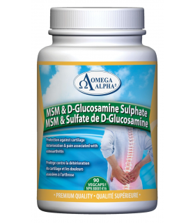 Omega Alpha MSM & Glucosamine Sulphate 90 Vagi Capsules | Unbeatable Prices, Daily Deals | VITASHOP