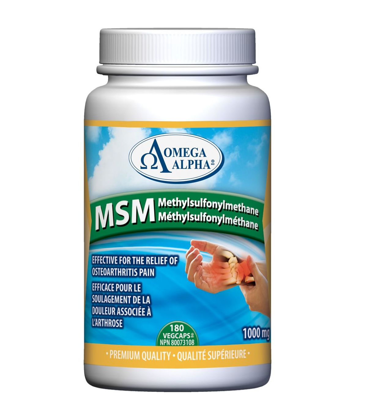 MSM Methylsulfonylmethane 180 Vagi Capsules | Safest & Easiest Shopping Vitamins Online | VITASHOP
