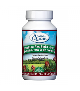 Omega Alpha Maritime Pine Bark Extract 60 Vegi Capsules | Unbeatable Prices, Daily Deals | VITASHOP