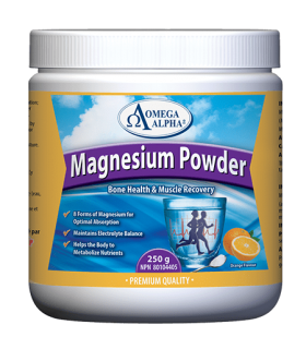 Omega Alpha Magnesium Powder Orange 250 g | Unbeatable Prices, Daily Deals | VITASHOP