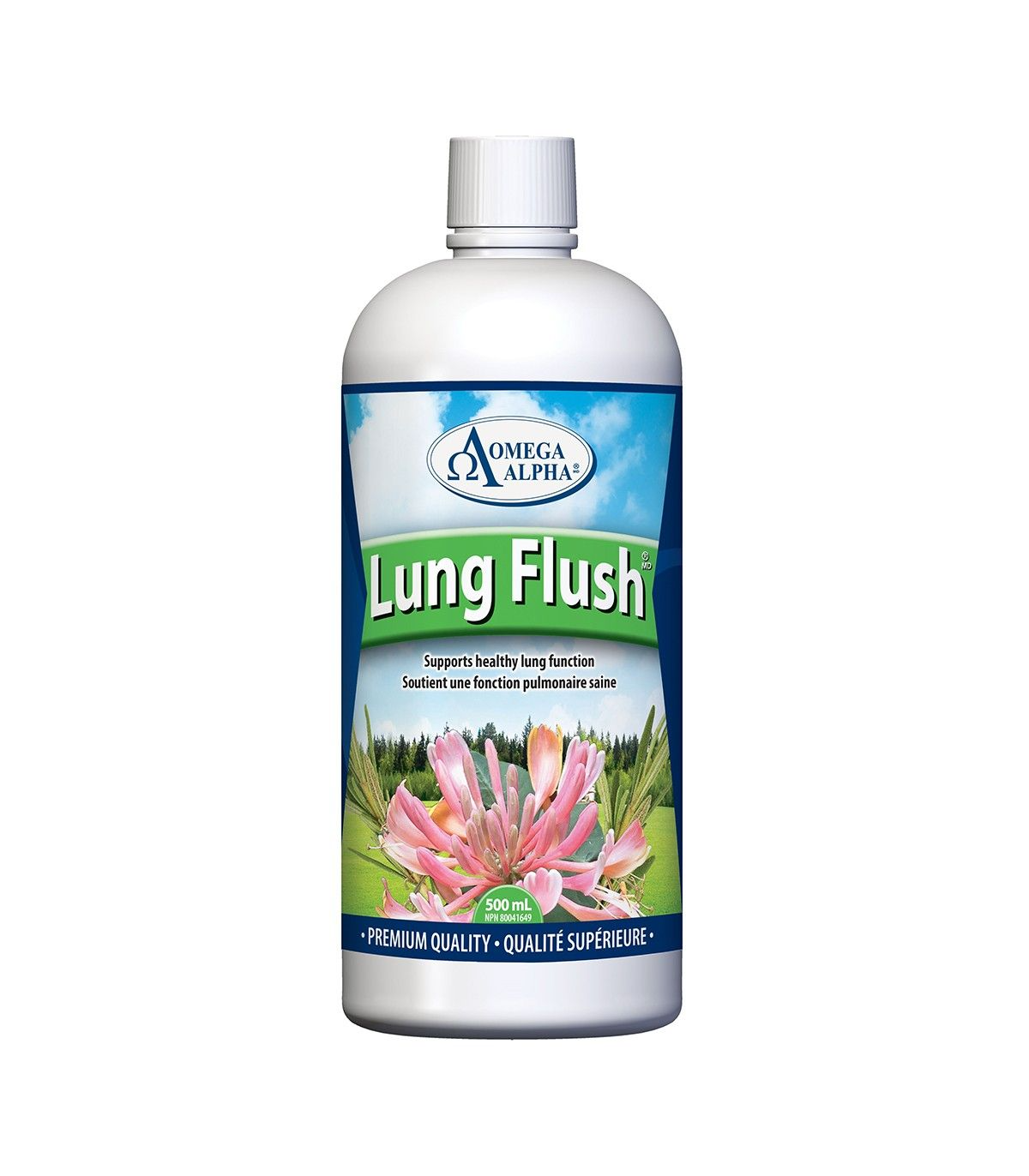Omega Alpha Lung Flush Natural 500 ml | Unbeatable Prices, Daily Deals | VITASHOP