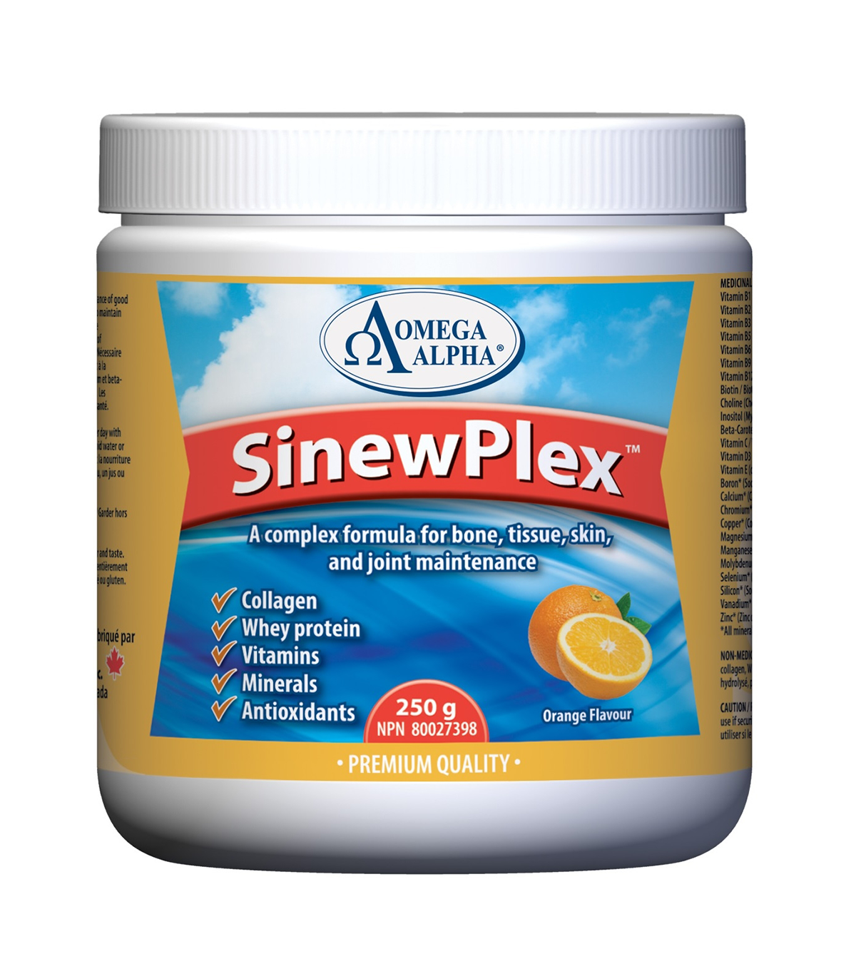 Omega Alpha SinewPlex Orange 250 g | Unbeatable Prices, Daily Deals | VITASHOP