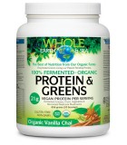 Whole Earth & Sea Fermented Organic Protein & Greens Organic Vanilla Chai, 656 g | Unbeatable Prices, Daily Deals | VITASHOP