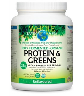 Whole Earth & Sea Fermented Organic Protein & Greens Unflavoured, | 每天不同折扣, 全网最低价格 | 种类齐全的保健品店铺 VITASHOP, 只有你想不到, 没有你买不到 !
