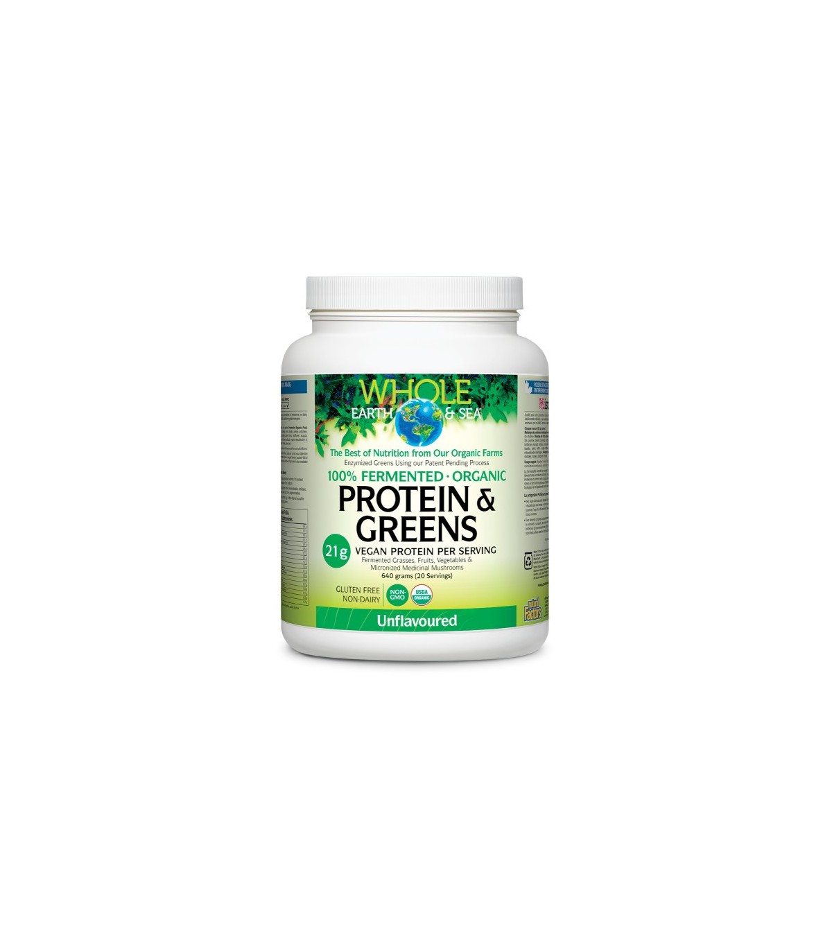 Whole Earth & Sea Fermented Organic Protein & Greens Unflavoured, | 每天不同折扣, 全网最低价格 | 种类齐全的保健品店铺 VITASHOP, 只有你想不到, 没有你买不到 !