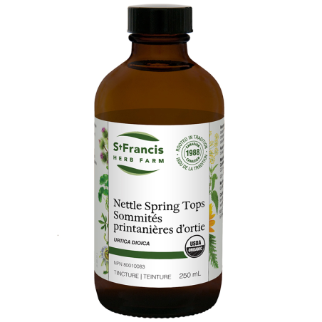 St. Francis Herb Farm Nettle Spring Tops 250 mL | Unbeatable Prices, Daily Deals | VITASHOP