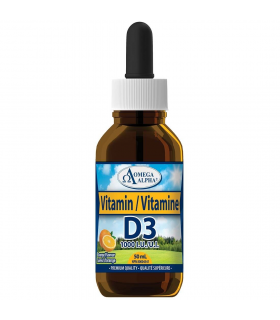 Omega Alpha Vitamin D3 1000 IU Orange 50 ml | Unbeatable Prices, Daily Deals | VITASHOP