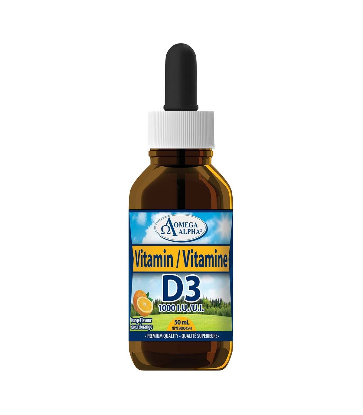 Vitamin D3 1000 IU Orange 50 ml | Safest & Easiest Shopping Vitamins Online | VITASHOP