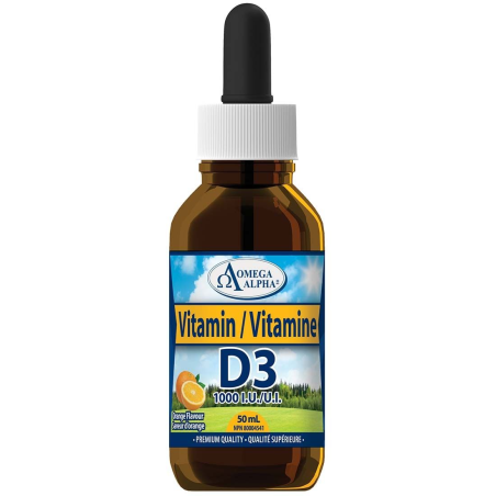Vitamin D3 1000 IU Orange 50 ml | Safest & Easiest Shopping Vitamins Online | VITASHOP