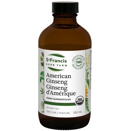 St. Francis Herb Farm American Ginseng 250 mL | Unbeatable Prices, Daily Deals | VITASHOP