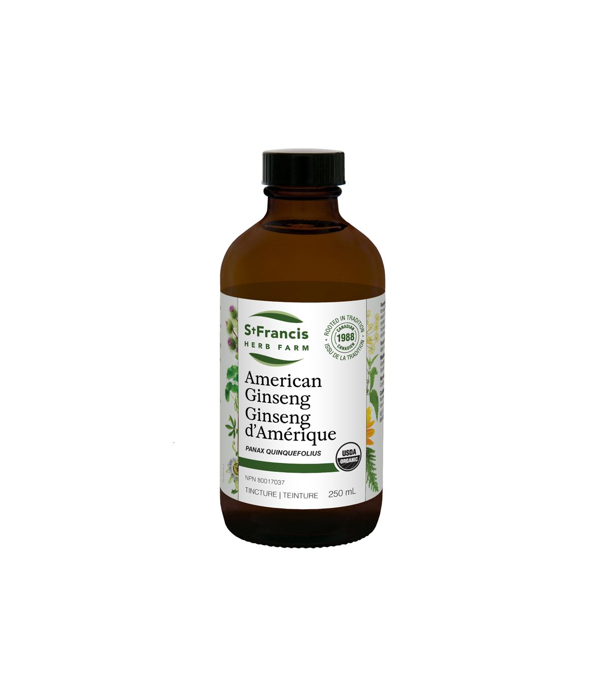 St. Francis Herb Farm American Ginseng 250 mL | Unbeatable Prices, Daily Deals | VITASHOP