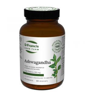 St. Francis Herb Farm Ashwagandha (12:1 Extract) 60 VegiCapsules | Unbeatable Prices, Daily Deals | VITASHOP