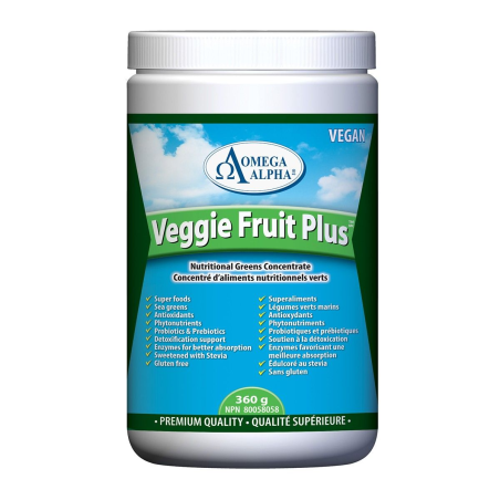 Omega Alpha Veggie Fruit Plus Natural 360 g | Unbeatable Prices, Daily Deals | VITASHOP