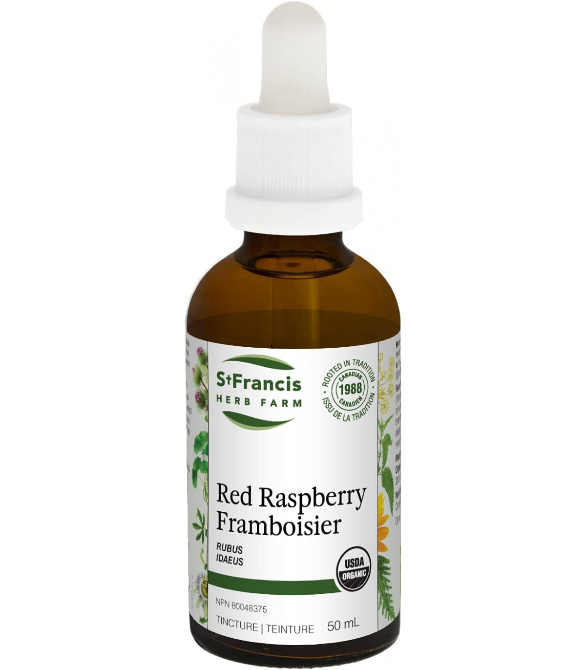 St. Francis Herb Farm Red Raspberry (Leaf) 50 mL | 每天不同折扣, 全网最低价格 | 种类齐全的保健品店铺 VITASHOP, 只有你想不到, 没有你买不到 !