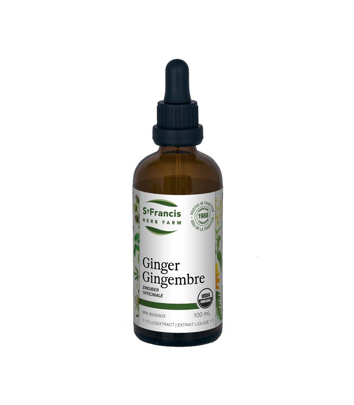 St. Francis Herb Farm Ginger (1:1 FluidExtract) 100 mL | Unbeatable Prices, Daily Deals | VITASHOP