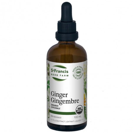 St. Francis Herb Farm Ginger (1:1 FluidExtract) 100 mL | Unbeatable Prices, Daily Deals | VITASHOP