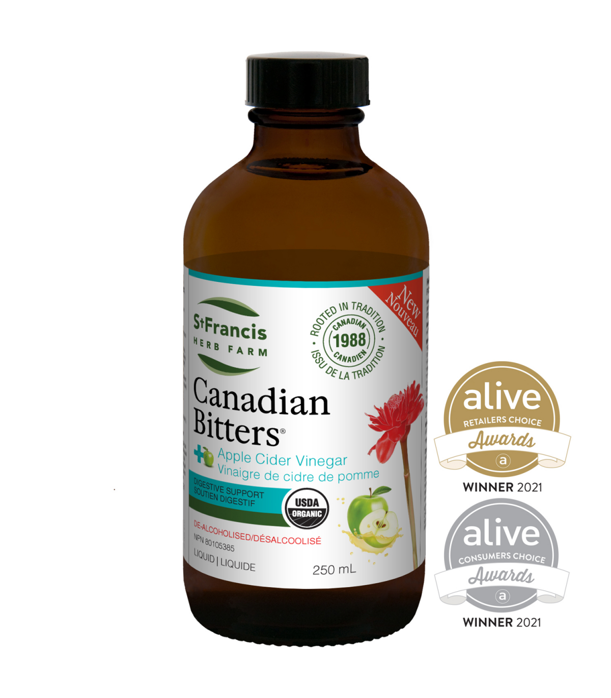 St. Francis Herb Farm Canadian Bitters 250 mL | Unbeatable Prices, Daily Deals | VITASHOP