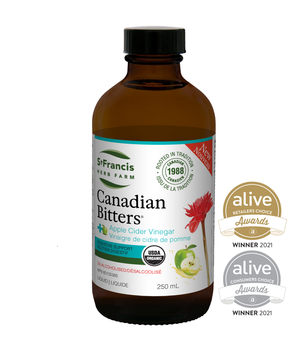 St. Francis Herb Farm Canadian Bitters 250 mL | Unbeatable Prices, Daily Deals | VITASHOP