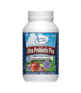 Omega Alpha Ultra Probiotic Plus 60 Vegi Capsules | Prix imbattables, Bonnes Affaires du jour | VITASHOP
