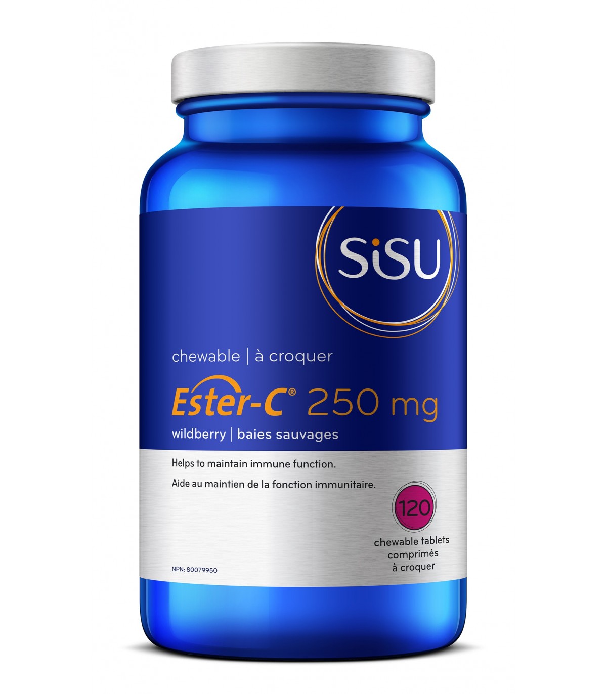 SISU 시수 에스테르-C 250 mg 와일드베리 120 츄어블 정제 | 매일 업데이트되는 특가 상품 | VITASHOP