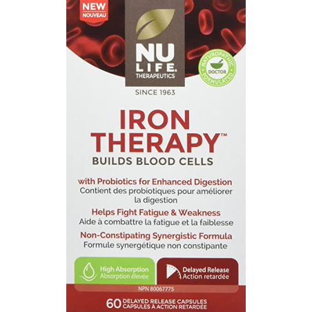 Nu-Life 누라이프 Iron Therapy 60 DR-Caps | 매일 업데이트되는 특가 상품 | VITASHOP