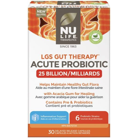 LGS Gut Therapy Acute Probiotic 30 DR-Caps | Safest & Easiest Shopping Vitamins Online | VITASHOP