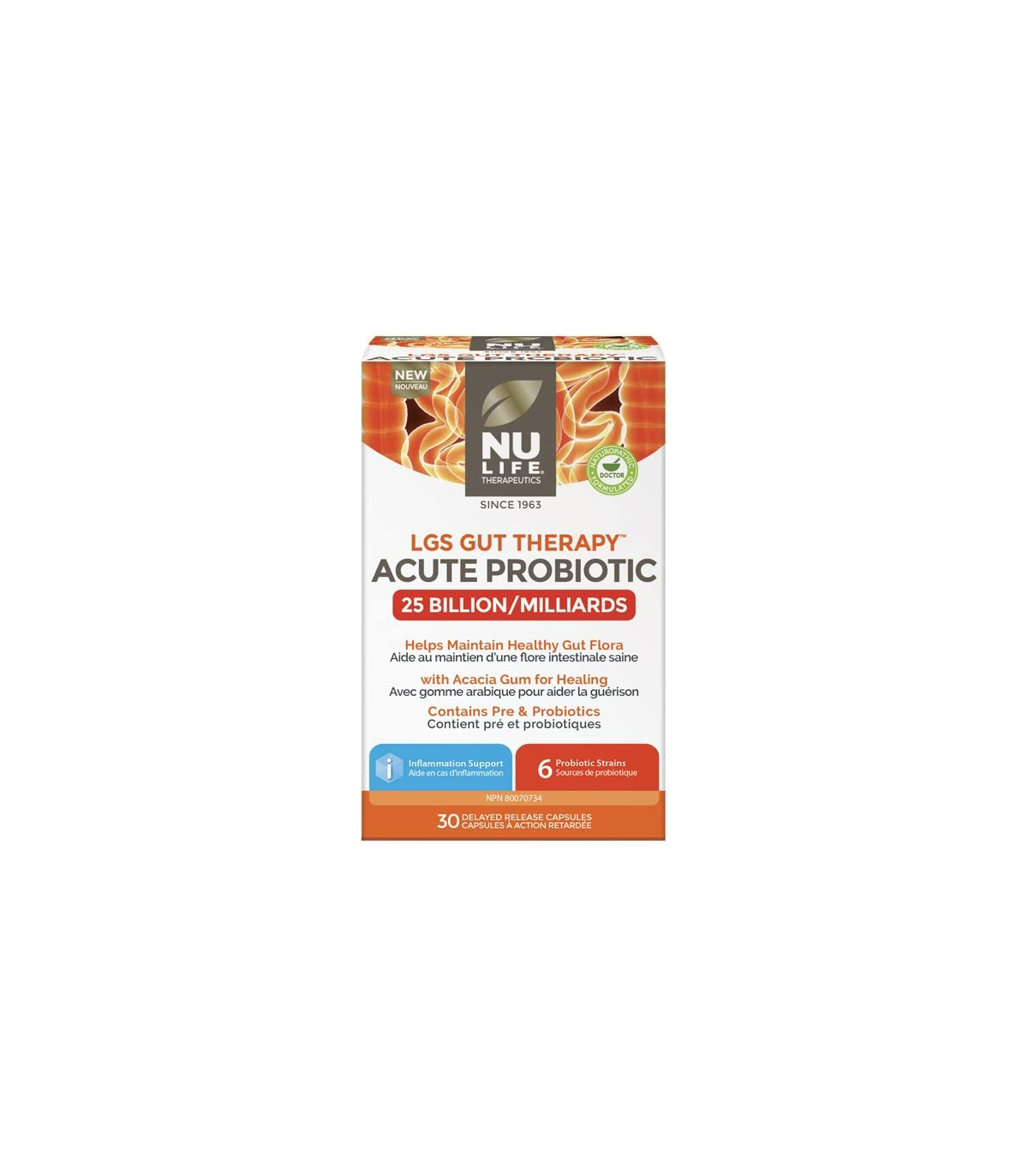 LGS Gut Therapy Acute Probiotic 30 DR-Caps | Safest & Easiest Shopping Vitamins Online | VITASHOP