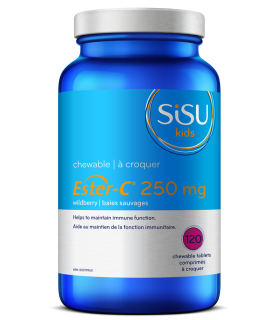 SISU 시수 어린이 에스테르-C 250 mg 베리 120 츄어블 정제 | 매일 업데이트되는 특가 상품 | VITASHOP