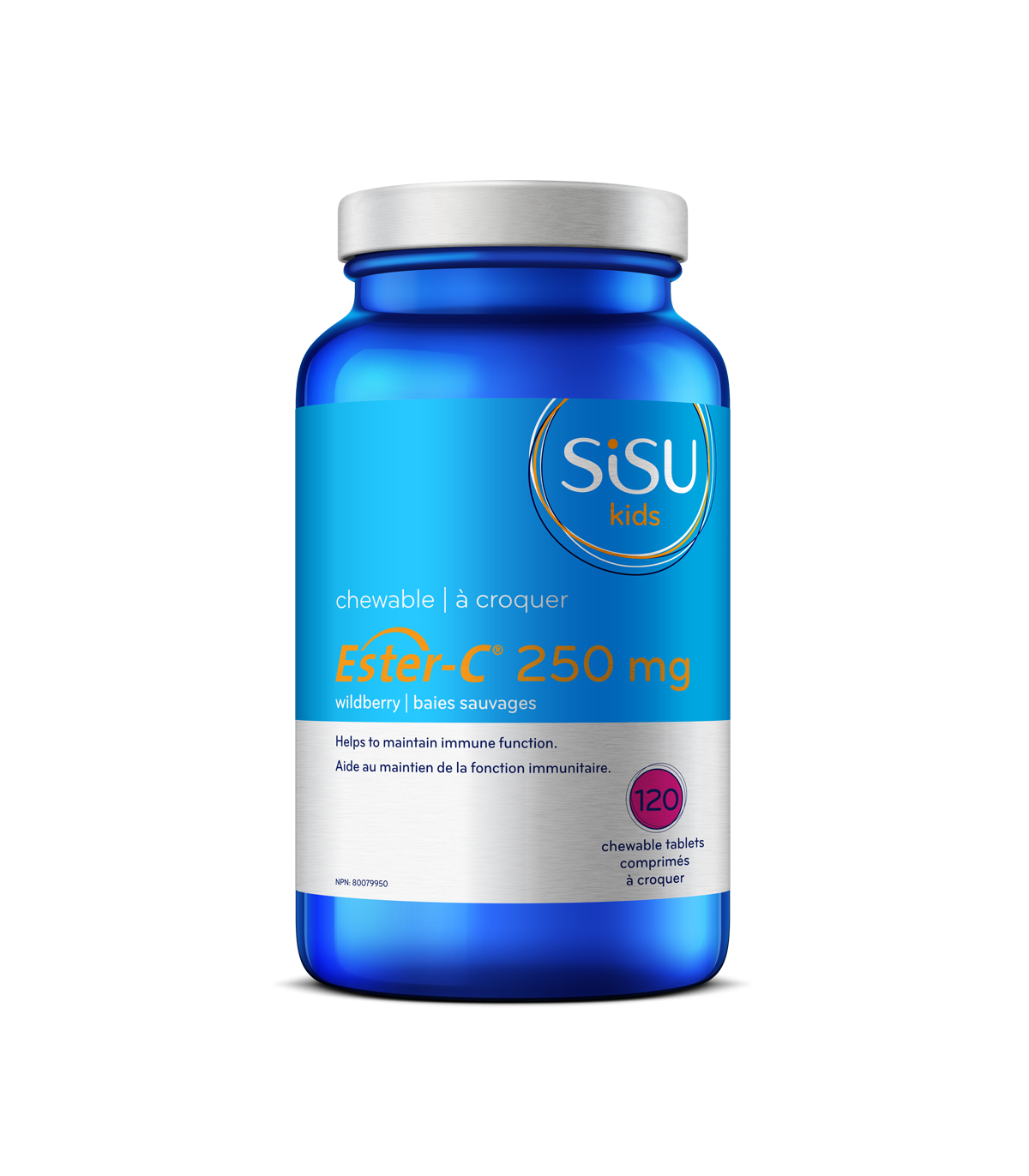 SISU 시수 어린이 에스테르-C 250 mg 베리 120 츄어블 정제 | 매일 업데이트되는 특가 상품 | VITASHOP